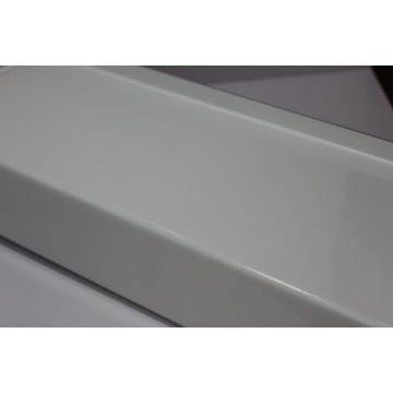Aluminiowy gładki biały 9016
